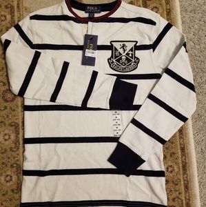 NWT Boys Ralph Lauren Long Sleeve Pullover Shirt